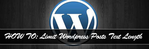 Limit Wordpress Posts Text Length Without The Use Of Plugins