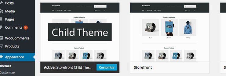 Storefront Blank Child Theme For WooCommerce